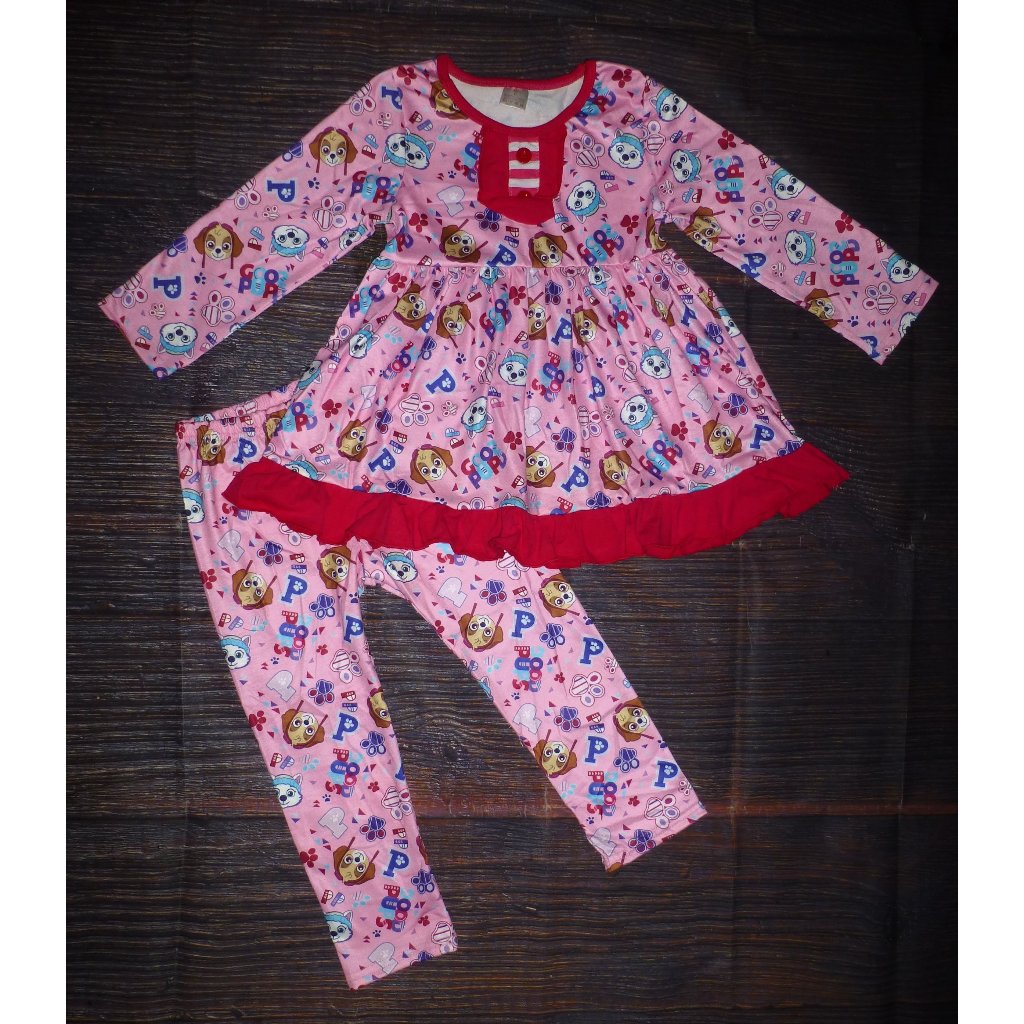 Paw Patrol Girls Tunic & Leggings Boutique Outfit Set